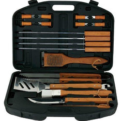 Wood Handled Barbecue Tool Set