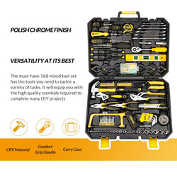 168 Piece Essential Hand Tool Set