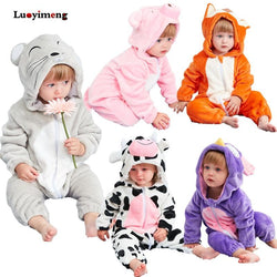 Animal Hooded Baby Rompers Costume Outfit