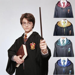 Harry Potter Outfits Hogwarts Houses Uniform Cloak Cosplay for Kids and Adults
