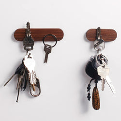 Magnetic Wooden Key Hangers