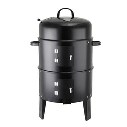 Metal 3-in-1 Barbecue Grill Roaster Smoker