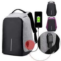 Anti-theft Waterproof Backpack With USB Charge 