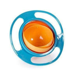 Baby Feeding Rotate Bowlblue 