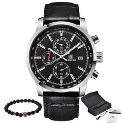 Business Leather Band Watch 