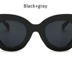 Cat Eye Vintage Sunglassesblack gray 