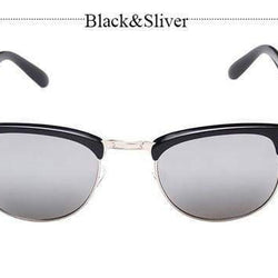 Classic Half Metal Club SunglassesSilver 