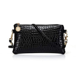 Crocodile Pattern PurseBlack 