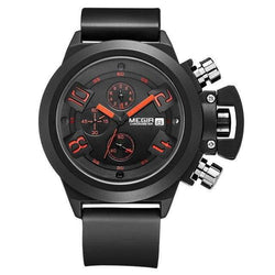 Engraved Silicone WatchBlack China 