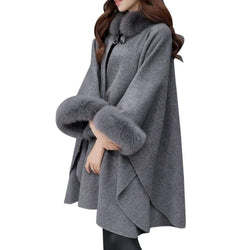 Fur Cardigan Cloak 