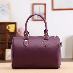 Leather Hand BagPurple 