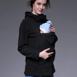 Maternity Kangaroo HoodieBlack XXL 