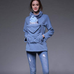 Maternity Kangaroo HoodieBlue XXL 