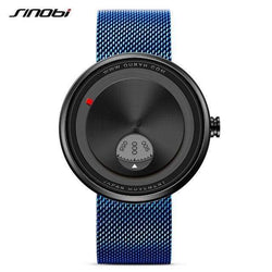 Men's Creative Milan Strap Wrist WatchBlue China 