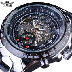New Design Bezel Automatic Skeleton Watch
