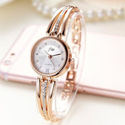 New Fashion Rhinestone Stainless Steel Bracelet Ladies Watch