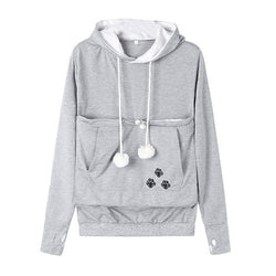 Pet Kangoroo HoodieGray S 