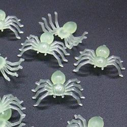 50 Piece Black Spider Halloween Decoration 