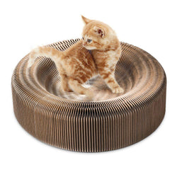 Portable Collapsible Cat Scratcher Lounge 