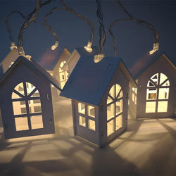 10 Pieces LED Christmas House Fairy Light 1.5m 