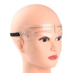 12 Piece Eyebrow Stencil Strap Set 