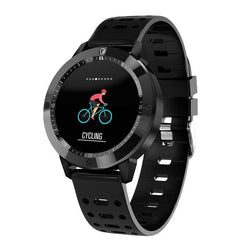 IP67 Waterproof Tempered Glass Activity Fitness Tracker Heart Smartwatch