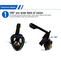 Seaview 180° Full Face Snorkel Mask 