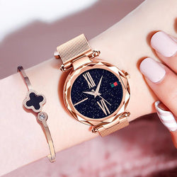 Minimalism Starry Sky Magnet Buckle Female Wristwatch
