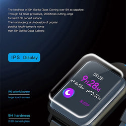 2.5D Screen Gorilla Glass Blood Oxygen and Pressure IP68 Waterproof Activity Tracker SmartWatch