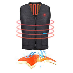 USB Rechargeable Heated Outdoor Vest 