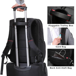 Laptop Anti-theft Waterproof Backpack with USB Charging
