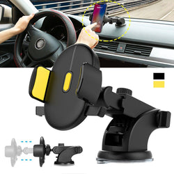 Automatically Locking Windshield Car Phone Holder 