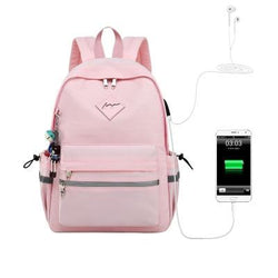 New Women Anti Theft Backpack with USB Charging