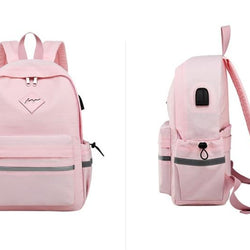 New Women Anti Theft Backpack with USB Charging