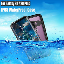 IP68 Waterproof + TPU Armor Transparent Case For Samsung Galaxy S9 S9 Plus Note 8 9