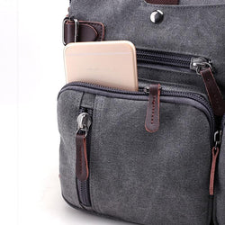Men Handbags Canvas Shoulder Crossbody Messenger Bag 