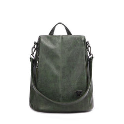 Women PU Leather Anti Theft Backpack