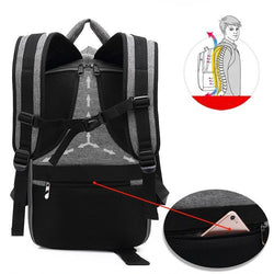 Anti Theft Laptop Backpack Men 15.6 Travel Rucksack Pack Bag Large Capacity