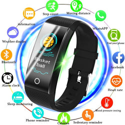 Fitness Smart Watch Pedometer Heart Rate Monitor Waterproof IP67  Running Sport Watch For Android IOS