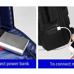 Enlarge Anti Theft Laptop Backpack with USB External Charge