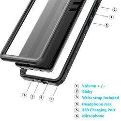 Swimming IP68 Waterproof Case for Samsung Galaxy S10