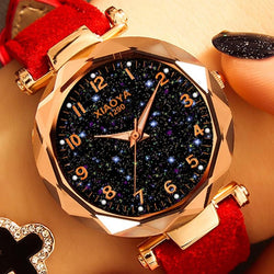 Fashion Women Watch Star Sky Dial