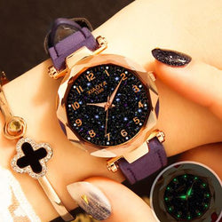 Fashion Women Watch Star Sky Dial