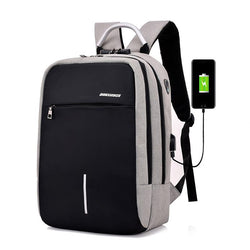 USB Charging Anti Theft Waterproof Travel Backpack with Customs Lock