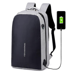 Anti-theft Password Lock Waterproof Backpack with USB Charging