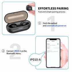 Capsule Wireless Earbuds V5.0 Bluetooth