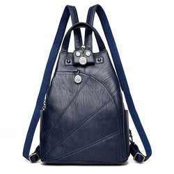Women Anti-theft Leather Backpack