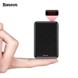 10000mAh Mini Power Bank  LED Display Portable Charger