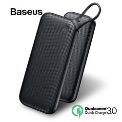 20000mAh Power Bank Fast Charging + Dual QC 3.0 Quick Charger