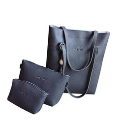 Shoulder Bag + Cross Body Bag + WalletDark Gray China 